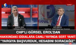 CHP’li Gürsel Erol’dan Hakkındaki İddialara Canlı Yayında Sert Yanıt: “Yargıya Başvurduk, Hesabını Soracağız”