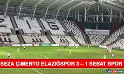 Seza Çimento Elazığspor 3 – 1 Sebat Spor