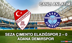 Seza Çimento Elazığspor 2 – 0  Adana Demirspor