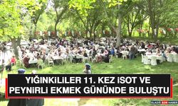 Yığınkililer 11. Kez İsot ve Peynirli Ekmek Gününde Buluştu