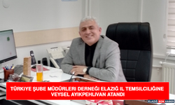 Türkiye Şube Müdürleri Derneği Elazığ İl Temsilciliğine Veysel Ayıkpehlivan Atandı