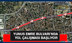 Yunus Emre Bulvarı’nda Yol Çalışması Başlıyor
