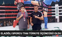 Elazığlı Sporcu Thai Türkiye Üçüncüsü Oldu