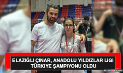 Elazığlı Çınar, Anadolu Yıldızlar Ligi Türkiye Şampiyonu Oldu