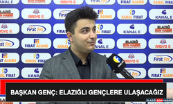 Başkan Genç: Elazığlı Gençlere Ulaşacağız