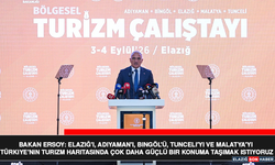 Bakan Ersoy: Elazığ'ı, Adıyaman'ı, Bingöl'ü, Tunceli'yi ve Malatya'yı Türkiye'nin Turizm Haritasında Çok Daha Güçlü Bir