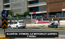 Elazığ’da Otomobil İle Motosiklet Çarpıştı: 3 Yaralı
