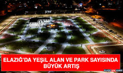 Elazığ’da Yeşil Alan ve Park Sayısında Büyük Artış