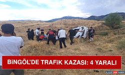 Bingöl'de Trafik Kazası: 4 Yaralı