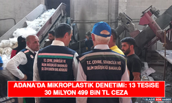 Adana’da Mikroplastik Denetimi: 13 Tesise 30 Milyon 499 Bin Tl Ceza