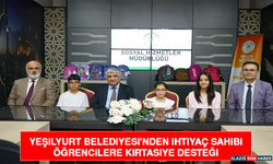 Yeşilyurt Belediyesi'nden İhtiyaç Sahibi Öğrencilere Kırtasiye Desteği