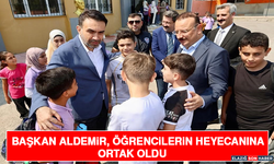 Başkan Aldemir, Öğrencilerin Heyecanına Ortak Oldu