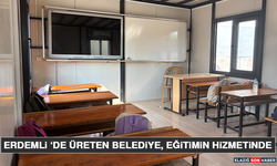 Erdemli ‘De Üreten Belediye, Eğitimin Hizmetinde