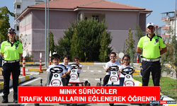 Minik Sürücüler Trafik Kurallarını Eğlenerek Öğrendi