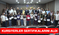 Kursiyerler Sertifikalarını Aldı