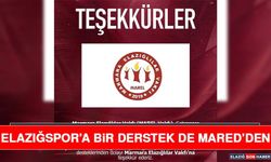 Elazığspor’a Bir Derstek de MARED’den