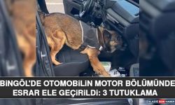 Bingöl'de Otomobilin Motor Bölümünde Esrar Ele Geçirildi: 3 Tutuklama