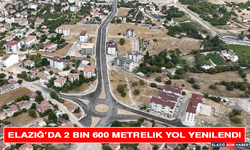 Elazığ’da 2 Bin 600 Metrelik Yol Yenilendi