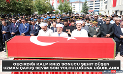Geçirdiği Kalp Krizi Sonucu Şehit Düşen Uzman Çavuş Sevim Son Yolculuğuna Uğurlandı