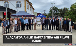 Alaçam'da Ahilik Haftası'nda Ahi Pilavı İkramı