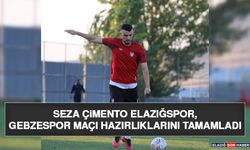 Seza Çimento Elazığspor, Gebzespor Maçı Hazırlıklarını Tamamladı