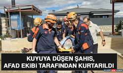 Kuyuya Düşen Şahıs, AFAD Ekibi Tarafından Kurtarıldı