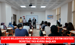 Elazığ Belediyesi’nden Gençlere Güçlü Eğitim Desteği Ücretsiz Yks Kursu Başladı