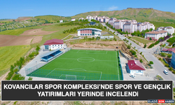 Kovancılar Spor Kompleksi’nde Spor Ve Gençlik Yatırımları Yerinde İncelendi