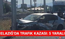Elazığ’da Trafik Kazası: 5 Yaralı