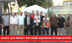 Gazze İçin Nöbet Bin Günü Aşkındır Devam Ediyor