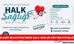 Elazığ Belediyesi’nden Halk Sağlığı Haftası Etkinliği