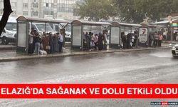 Elazığ'da Sağanak ve Dolu Etkili Oldu