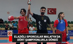 Elazığlı Sporcular Malatya’da Dört Şampiyonlukla Döndü
