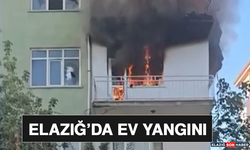 Elazığ’da Ev Yangını