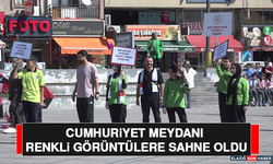 Cumhuriyet Meydanı Renkli Görüntülere Sahne Oldu