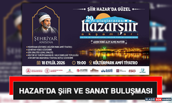 Hazar’da Şiir ve Sanat Buluşması
