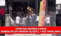 Oyun Salonunda Kavga: Sandalyeler Havada Uçuştu, 1 Kişi Yaralandı