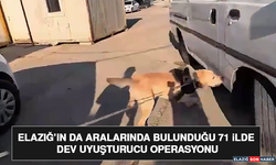 Elazığ’ın da Aralarında Bulunduğu 71 İlde Dev Uyuşturucu Operasyonu