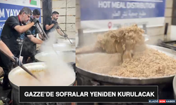 Gazze’de Sofralar Yeniden Kurulacak