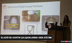 Elazığ’da Kantin Çalışanlarına Gıda Eğitimi