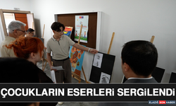 Çocukların Eserleri Sergilendi