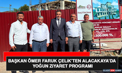 Başkan Ömer Faruk Çelik’ten Alacakaya’da Yoğun Ziyaret Programı