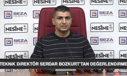Teknik Direktör Serdar Bozkurt’tan Değerlendirme