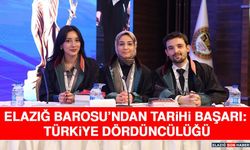 Elazığ Barosu’ndan Tarihi Başarı: Türkiye Dördüncülüğü