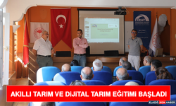 Akıllı Tarım ve Dijital Tarım Eğitimi Başladı