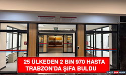 25 Ülkeden 2 Bin 970 Hasta Trabzon'da Şifa Buldu