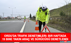 Ordu'da Trafik Denetimleri: Bir Haftada 15 Bine Yakın Araç Ve Sürücüsü Denetlendi