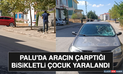 Palu'da Aracın Çarptığı Bisikletli Çocuk Yaralandı