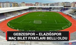 Gebzespor – Elazığspor Maç Bilet Fiyatları Belli Oldu