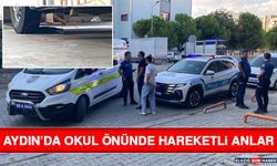 Aydın’da Okul Önünde Hareketli Anlar